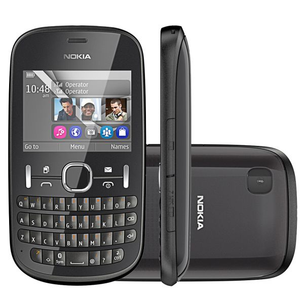 Nokia Asha 200 Preto Dual Chip