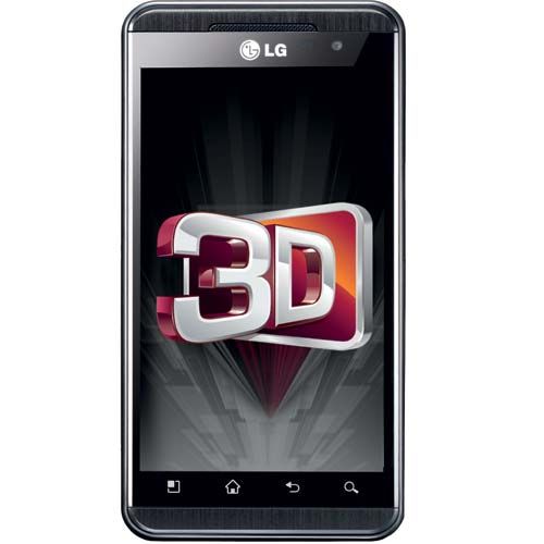 Celular Desbloqueado LG Optimus 3D P920 Preto
